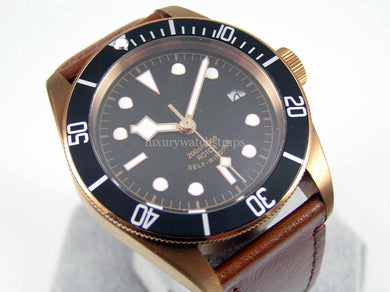 Tudor Black Bay Style Watch. Sterile Dial. Genuine Seiko Japanese NH35 movement.  Media 1 of 11