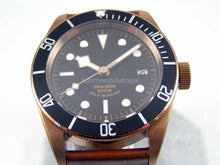 Load image into Gallery viewer, Tudor Black Bay Style Watch. Sterile Dial. Genuine Seiko Japanese NH35 movement.  Media 1 of 11
