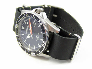 Leather NATO® watch strap for Citizen Watch