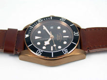 Load image into Gallery viewer, Tudor Black Bay Style Watch. Sterile Dial. Genuine Seiko Japanese NH35 movement.  Media 1 of 11
