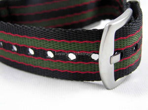 vintage bond premium seatbelt nato for tag watch