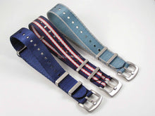 Load image into Gallery viewer, GIFT PACKS 3 x Ultimate Bond Premium Dense Twill NATO® watch straps for ALL 20mm watches. Diff colours available
