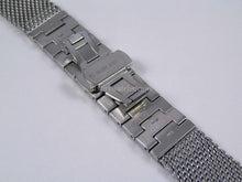 Load image into Gallery viewer, Steel mesh bracelet strap for Breitling watch 22mm 23mm Navitimer Montbrilliant Seawolf Skyracer Superocean - fits all 22mm 23mm watches
