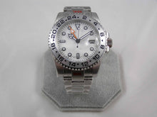 Load image into Gallery viewer, Explorer GMT Watch Sterile Dial fully automatic Seiko NH35 movement with GMT function stainless steel bracelet
