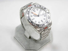 Load image into Gallery viewer, Explorer GMT Watch Sterile Dial fully automatic Seiko NH35 movement with GMT function stainless steel bracelet
