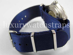 premium seatbelt nylon nato watch strap on omega seamaster