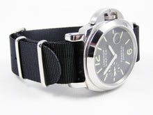 Load image into Gallery viewer, black nylon nato watch strap for panerai
