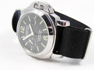 black nylon nato watch strap for panerai