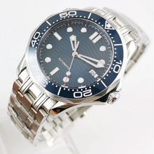 Load image into Gallery viewer, Seamaster Watch Sterile Dial Japanese NH 35 movement stainless steel bracelet
