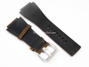 brown bell and ross leather watch strap