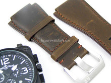 Load image into Gallery viewer, brown bell and ross leather watch strap
