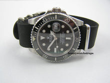 Load image into Gallery viewer, Leather NATO watch strap for Breitling Watches. Diff colours. 20mm 22mm 24mm
