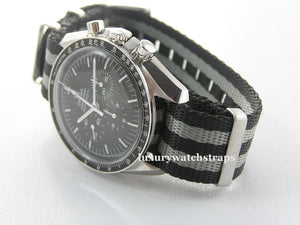 GIFT PACK  3 x Dense Twill NATO Bond straps for ALL 20mm Watches. Spectre. No Time to Die. Sean Connery.