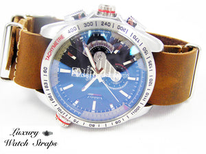 Handmade Leather NATO® watch strap for Tag Heuer Watch