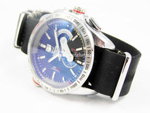 Load image into Gallery viewer, Handmade Black Brown Leather  NATO® watch strap for Tag Heuer Watches
