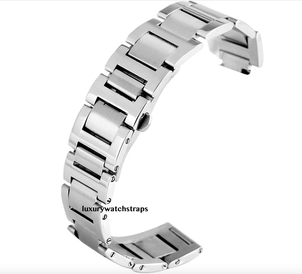 Quality Stainless Steel Strap for Cartier Ballon Bleu  Watches
