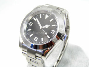 Oyster Perpetual Explorer Watch Sterile Dial Genuine Seiko Japanese made NH35 movement stainless steel bracelet