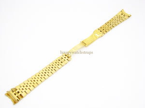 Solid Stainless Steel Jubilee watch Strap for Rolex Submariner - Silver, Gold and Silver, Gold.