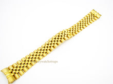 Load image into Gallery viewer, Solid Stainless Steel Jubilee watch Strap for Rolex Submariner - Gold
