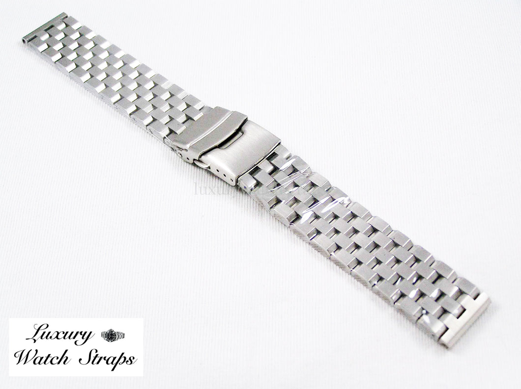Stainless Steel Bracelet for all Omega Watch Models - Seamaster, Speedmaster, Planet Ocean