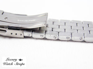 Ultimate stainless steel heavy bracelet strap for Omega Seamaster Planet Ocean Speedmaster 20mm 22mm. Screws not pins.