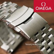 Load image into Gallery viewer, Ultimate solid stainless steel strap band for Omega Seamaster Speedmaster Planet Ocean watches - screws not pins
