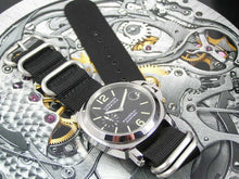 Load image into Gallery viewer, black Superb ballistic nylon Zulu G10 Nato® watch strap for Panerai RXW PAM 22mm 24mm Watch
