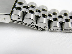 Solid stainless steel jubilee bracelet for Rolex Oyster Submariner GMT