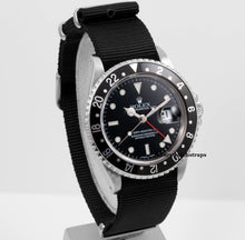 Load image into Gallery viewer, black nato watch strap
