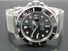 Load image into Gallery viewer, steel shark mesh bracelet strap for Seiko Watch
