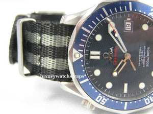 Ultimate Dense Weave NATO® Spectre Bond strap for Omega Seamaster Speedmaster Planet Ocean 20mm