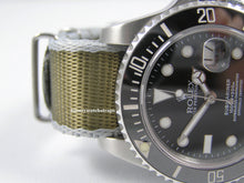 Load image into Gallery viewer, Premium Seatbelt Herringbone NATO® strap for Rolex Submariner GMT Yacht-Master Deep Sea Sea Dweller
