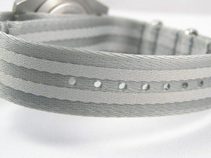 Ultimate Dense Twill Weave NATO® Double Grey Bond strap for Rolex Submariner Yacht-Master GMT Daytona 20mm