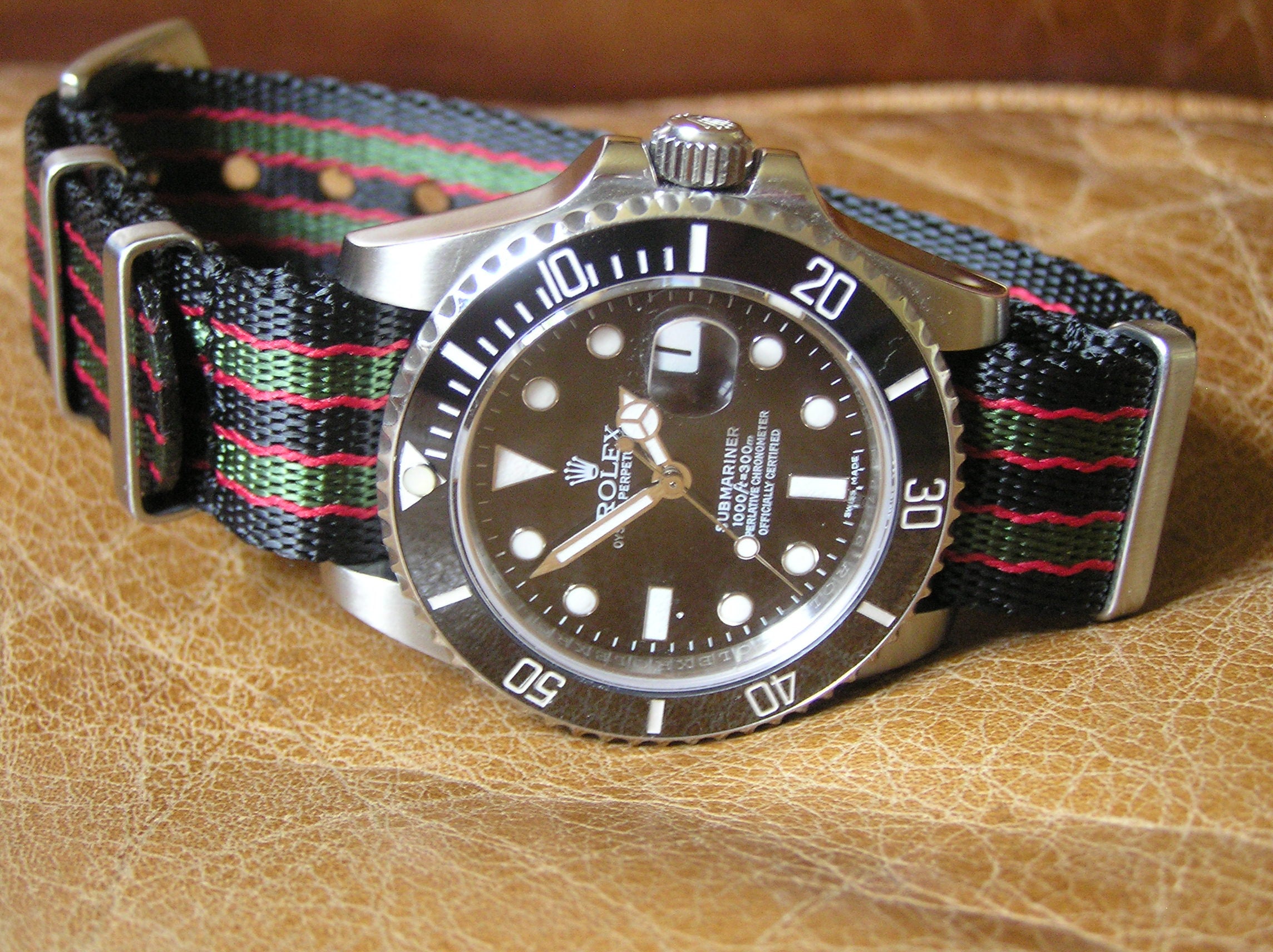 James bond rolex strap Clearance