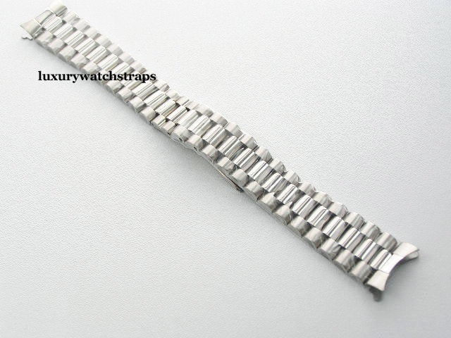 Solid stainless steel bracelet for Rolex President Watch 20mm