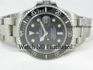 stainless steel Oyster bracelet for Rolex Submariner 16610 and GMT