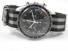 Load image into Gallery viewer, Ultimate James Bond Spectre Dense Twill Weave NATO® strap for Omega Speedmaster Moon Watch 20mm (NO watch. STRAP only)
