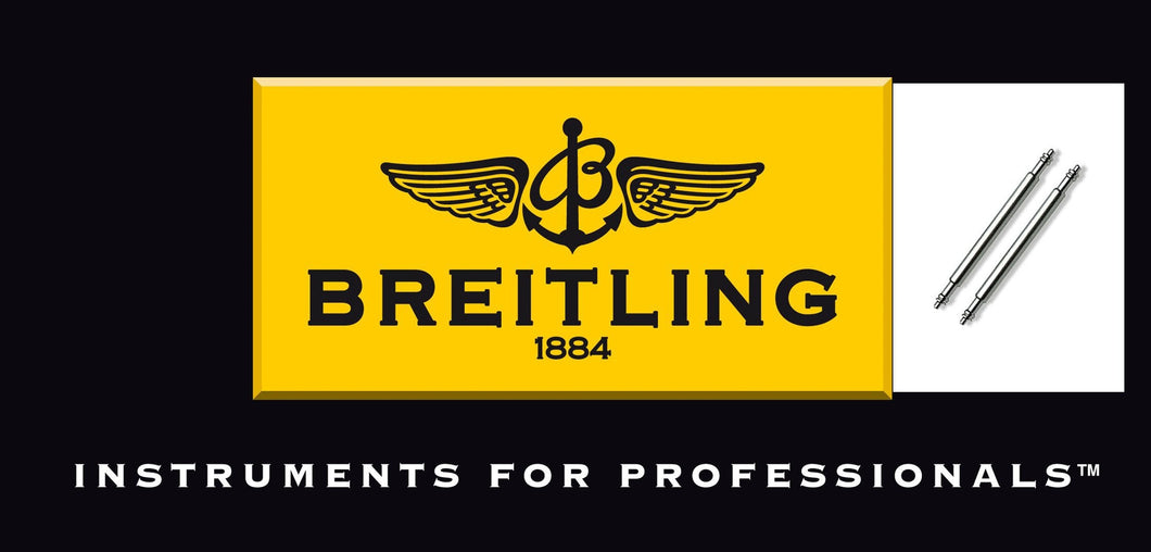 Superb high grade stainless steel spring bars for Breitling Watches