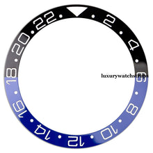 Load image into Gallery viewer, blue black batman bezel insert for seiko
