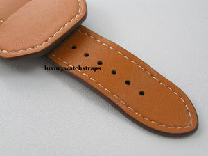 Superb handmade soft leather bund  strap for Apple Watch Black and Brown 38mm and 42mm.