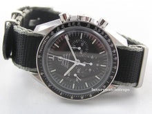 Load image into Gallery viewer, Ultimate James Bond Spectre Dense Twill Weave NATO® strap for Omega Speedmaster Moon Watch 20mm (NO watch. STRAP only)
