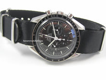 Load image into Gallery viewer, Ultimate James Bond Spectre Dense Twill Weave NATO® strap for Omega Speedmaster Moon Watch 20mm (NO watch. STRAP only)
