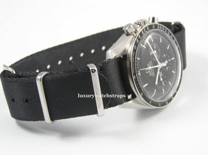 Ultimate James Bond Spectre Dense Twill Weave NATO® strap for Omega Speedmaster Moon Watch 20mm (NO watch. STRAP only)