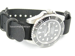 black g10 zulu nylon nato watch strap