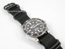 Load image into Gallery viewer, black g10 zulu nylon nato watch strap
