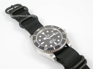 black g10 zulu nylon nato watch strap