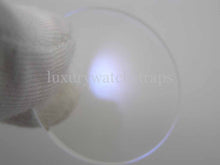 Load image into Gallery viewer, Domed sapphire crystal for Seiko 6309 7002 SKX007 SKX009. Blue tint. Anti reflective.
