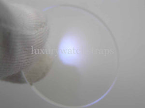 Domed sapphire crystal for Seiko 6309 7002 SKX007 SKX009. Blue tint. Anti reflective.