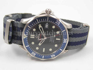 Ultimate Dense Twill Weave NATO® strap for Omega Seamaster Speedmaster Planet Ocean Watch 20mm 22mm(No Watch - Strap Only)