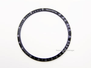 Aluminium bezel for Omega Speedmaster Watch. High quality replacement watch part. NO watch!